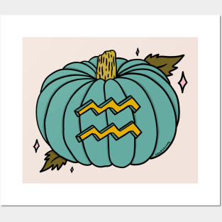 Aquarius Pumpkin Posters and Art